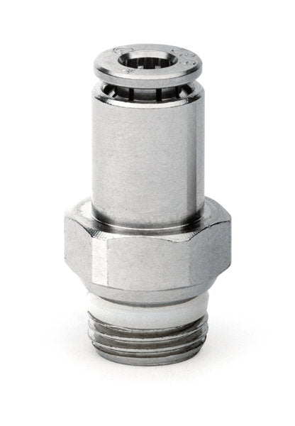 Image of S6510 5-1/8 - Push in fitting male stud 5mm tube 1/8 thread (Pack of 5) - Camozzi | Roladex UK