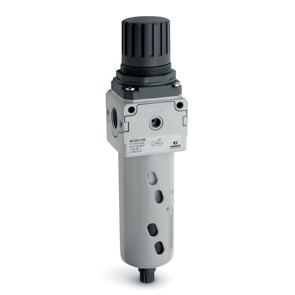 Image of MC104-D04 - Filter regulator 1/4 25 micron depressurisation - Camozzi | Roladex UK