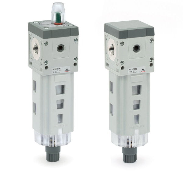 Image of MD1-F180-6 - Filter 5 micron no drain no visual indicator 6 - Camozzi | Roladex UK
