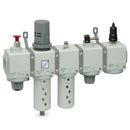 Image of MX2-1/2-000021 - Man Iso Fil/Reg Lub Elec Iso S/S PS In Gauge Brkt 25mcrn 1/2 - Camozzi | Roladex UK