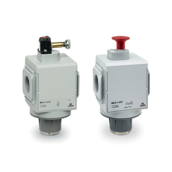 Image of MX3-1-V01 - Lockable isolation valve 1 3/2 valve manual - Camozzi | Roladex UK