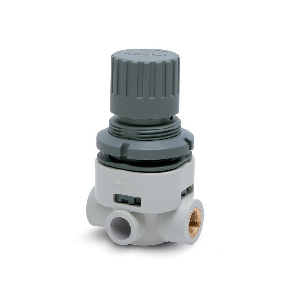 Image of T104-R70 - Plastic micro regulator 1/4 0 to 7 bar self relieving - Camozzi | Roladex UK