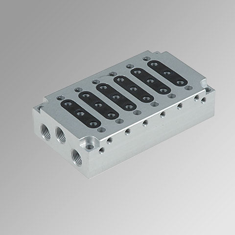 Minimach 6 Pos 5/2-5/3 Base - '0225020601 | Metal Work Pneumatic Online