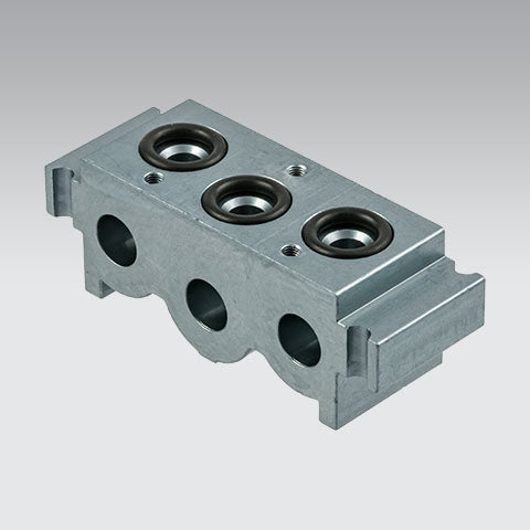 S70 Acc. Manifold Base 1/4 - '0226005150 | Metal Work Pneumatic Online