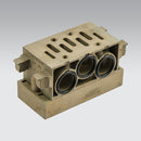 Iso 1 Manifold Base Back Con. - '0228000155 | Metal Work Pneumatic Online