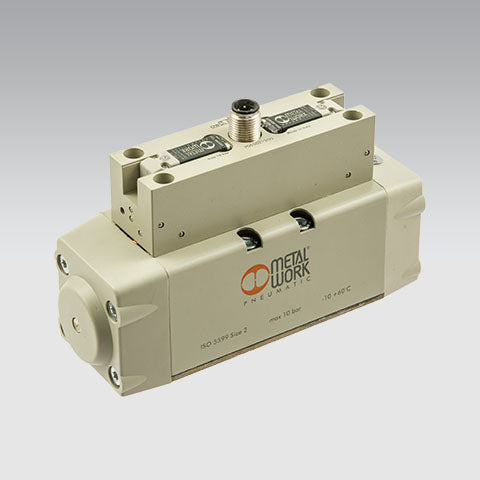 Iso 2 Valve 5/2 Sol/Sol M12 Conn - 7055021200 | Metal Work Pneumatic Online