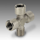 A20 1/4 X 1/4 F/F/F/M Cross - 2120002 | Metal Work Pneumatic Online