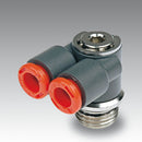 Rl25 6 X 1/8 Techno Y Elbow - 2L25004 | Metal Work Pneumatic Online