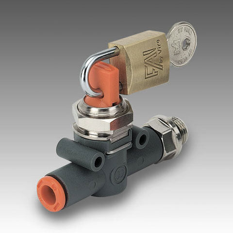 Line On Line Shut Off 6 - 1/4 V3V Lock - 9066309 | Metal Work Pneumatic Online