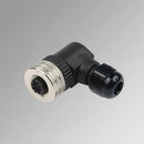 M12 90° Connector No Cable - W0970513003 | Metal Work Pneumatic Online