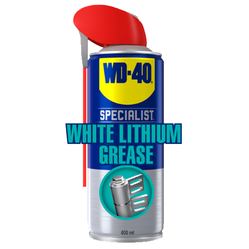 Image of WD40 White Lithium Grease WD40-LITHIUM-400ML - Roladex UK