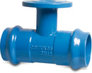 Profec 90° Ductile Iron (Ggg40) Epoxy Coating 160mm x Dn100 x 160mm Ring Seal x Din Flange x Ring Seal 10Bar Pn10/16 Typemma-Ks | Profec | UK Supplier | Roladex