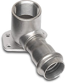 Bonfix Elbow 90° Stainless Steel 316L 1/2" x 15mm Female Thread x Press Fit | Bonfix | UK Supplier | Roladex