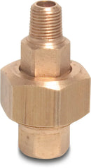 Profec Union Coupler Brass 3/4" Female Thread x Male Thread 30Bar Type Conical | Profec | UK Supplier | Roladex
