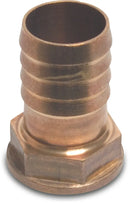 Profec Tail Adaptor Hexagonal Brass 1/4" x 13mm Female Thread x Hose Tail 30Bar | Profec | UK Supplier | Roladex