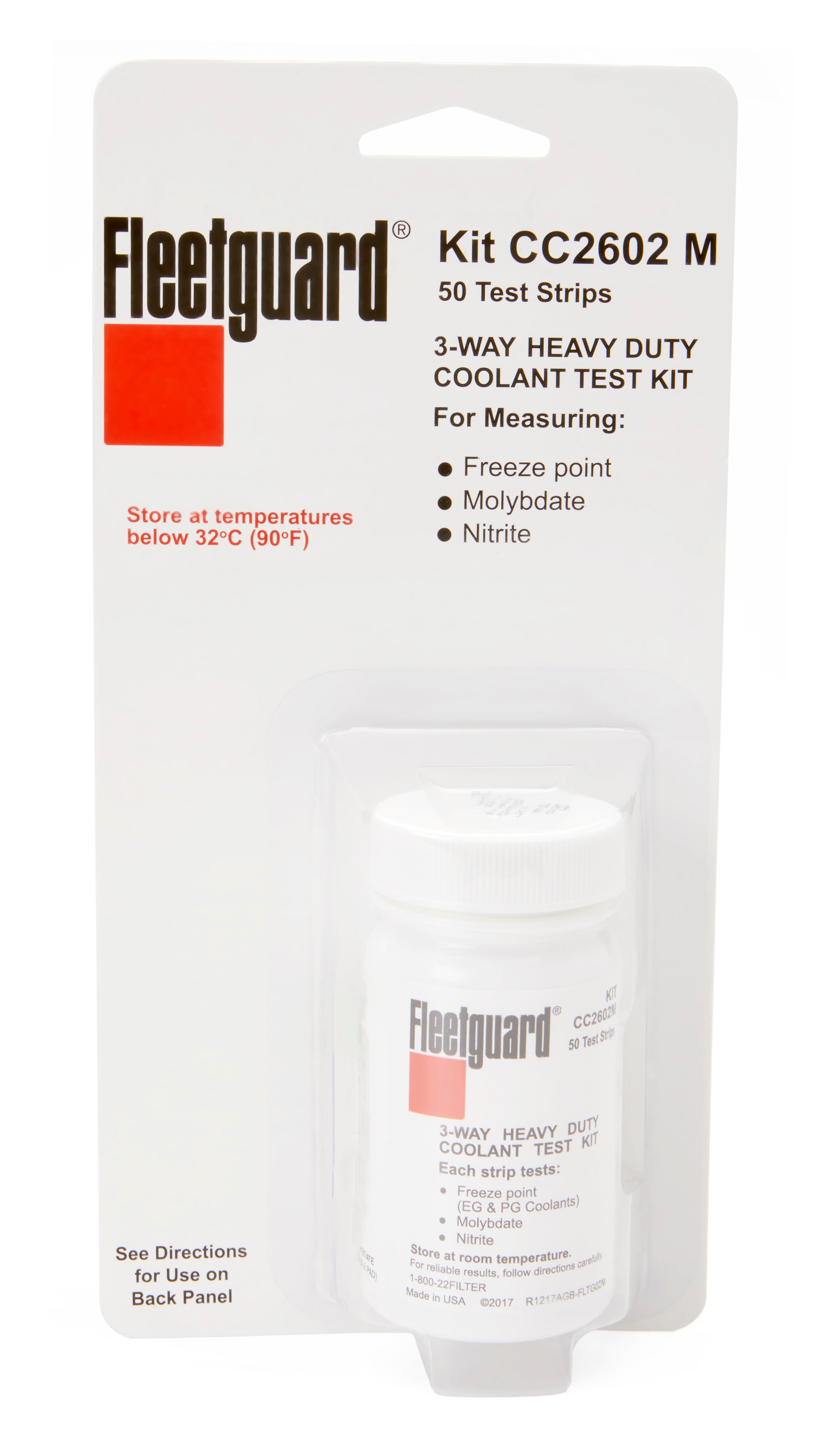 Fleetguard Coolant Test Strips CC2602M Filter – Fleetguard | Filter