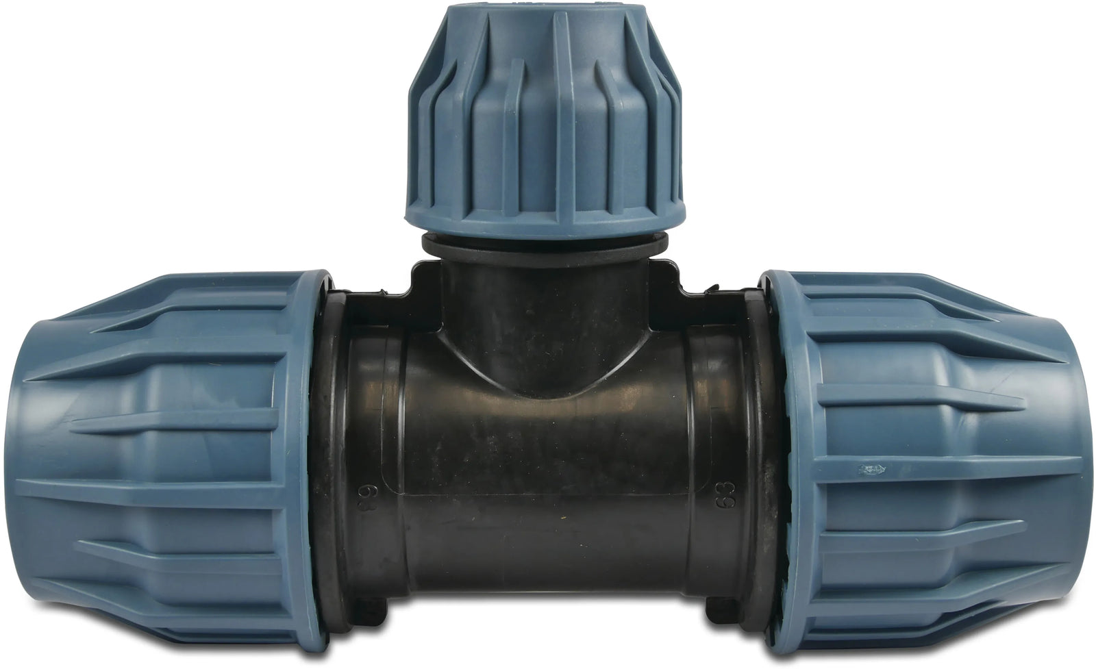 Jason T-Piece 90° PP 25mm x 32mm x 25mm Compression Fitting 16Bar | Jason | UK Supplier | Roladex