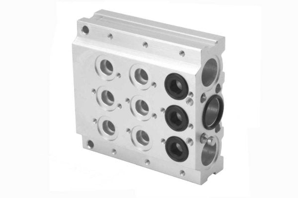 Image of CNVL-4H3 - Modular manifold basic module 3 position - Camozzi | Roladex UK