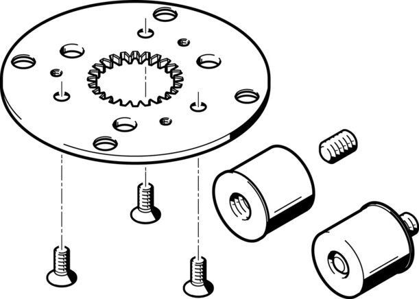 Festo DADM-CK-90-4 Indexing Conversion Kit