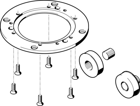 Festo DADM-CK-140-6 Indexing Conversion Kit