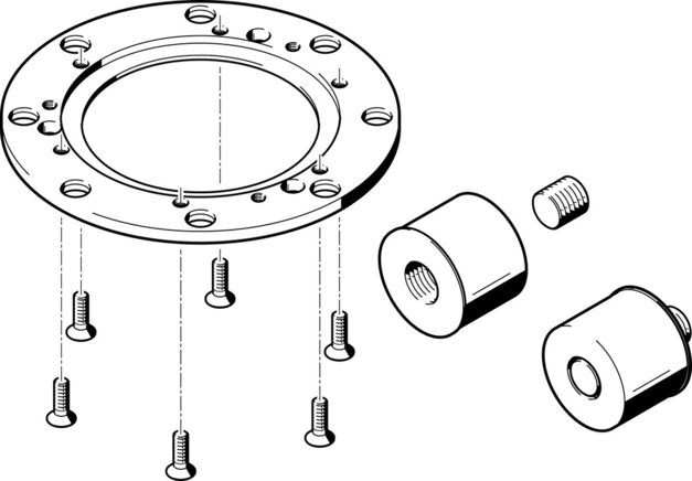 Festo DADM-CK-140-8 Indexing Conversion Kit