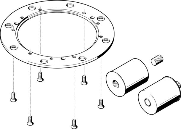 Festo DADM-CK-220-8 Indexing Conversion Kit