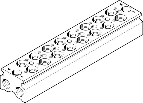 Festo | CPE18-3/2-PRS-3/8-8 | Manifold Block