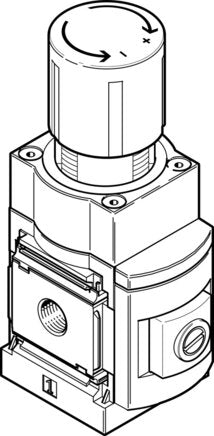 Festo MS6-LRP-1/2-D4-A8 Precision Pressure Re