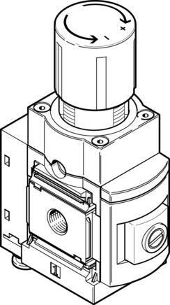 Festo MS6-LRPB-1/2-D5-A8 Precision Pressure Re