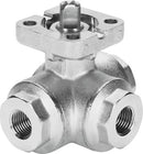 Festo VZBA-1"-GGG-63-32L-F0405-V4V4T Ball Valve