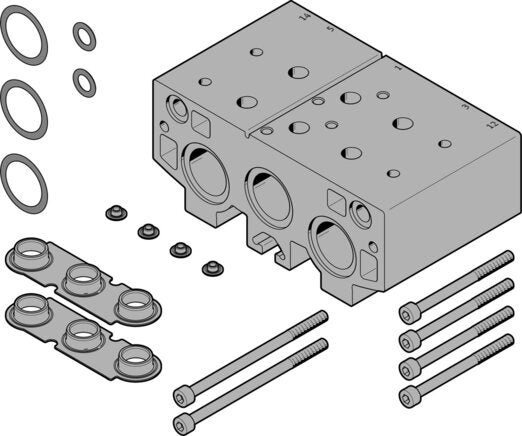 Festo | VABM-B10-30EEE-G34-2 | Manifold Block