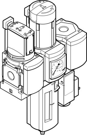 Festo MSB4-1/4:C3J2F3-WP Service Unit Combination