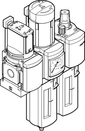 Festo MSB6-1/2:C3J2M1-WP Service Unit Combination
