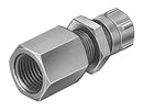 Festo | QCK-3/8-PK-9-B | Bulkhead Quick Connector