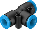 Festo QSMT-6-100 Push-In T Connector 100 pcs