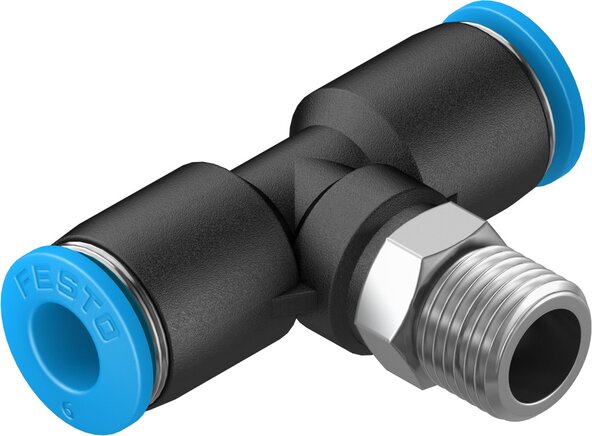 Festo QST-1/8-6-100 Push-In T Fitting 100 pcs