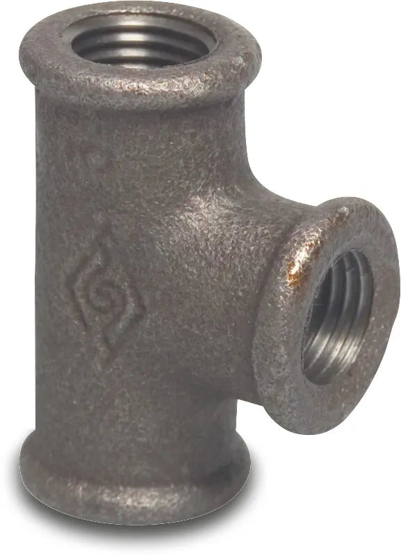 Profec T-Piece 90° Cast Iron 1/2" Female Thread 25Bar | Profec | UK Supplier | Roladex