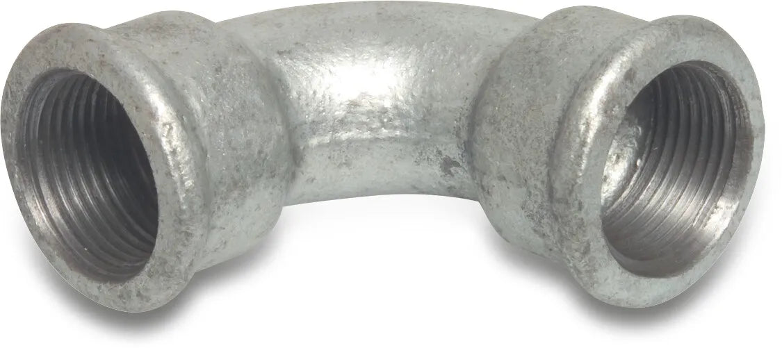 Profec Bend 90° Galvanised Cast Iron 1 1/4" Female Thread 25Bar | Profec | UK Supplier | Roladex