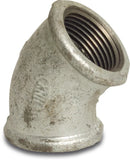 Profec Elbow 45° Galvanised Cast Iron 3/8" Female Thread 25Bar | Profec | UK Supplier | Roladex