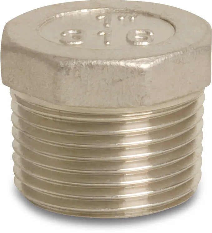Profec Hexagon Plug Stainless Steel 316 1" Male Thread 16Bar | Profec | UK Supplier | Roladex