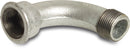 Profec Bend 90° Galvanised Cast Iron 2" Female Thread x Male Thread 25Bar | Profec | UK Supplier | Roladex
