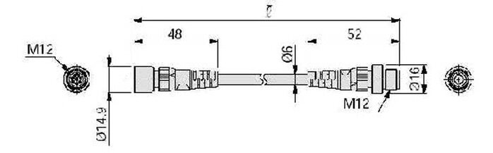 SMC EX500-AC010-SSPS SMC Strand Cable