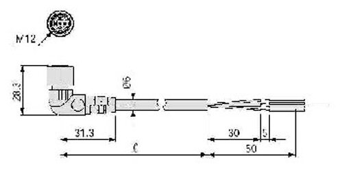 SMC EX500-AP050-A SMC Connector With Cable Ex500-Ap0