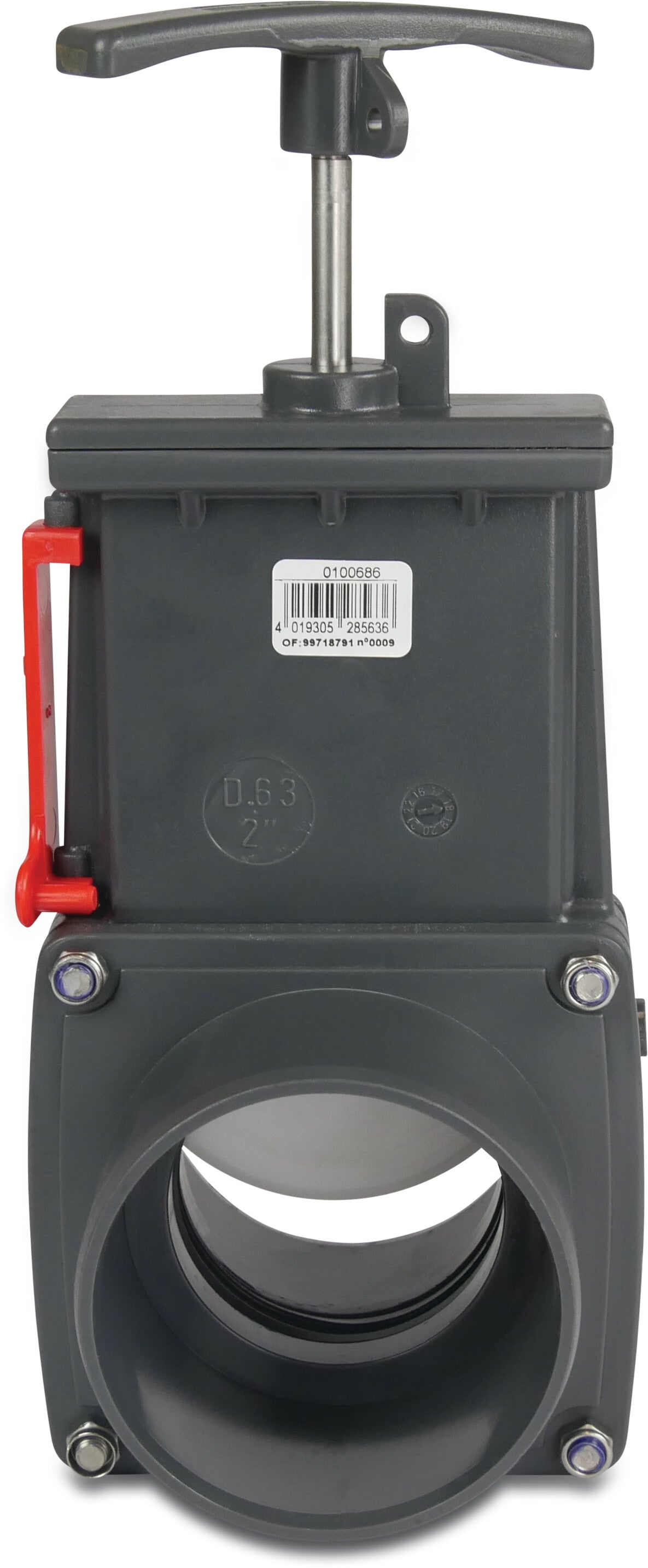 Profec Valve Pvc-U 63mm Glue Socket 3,5Bar Grey Type 8000 | Profec | UK Supplier | Roladex