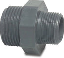 Profec NiPPle Hexagonal Pvc-U 3" x 1 1/2" Male Thread 10Bar Grey | Profec | UK Supplier | Roladex