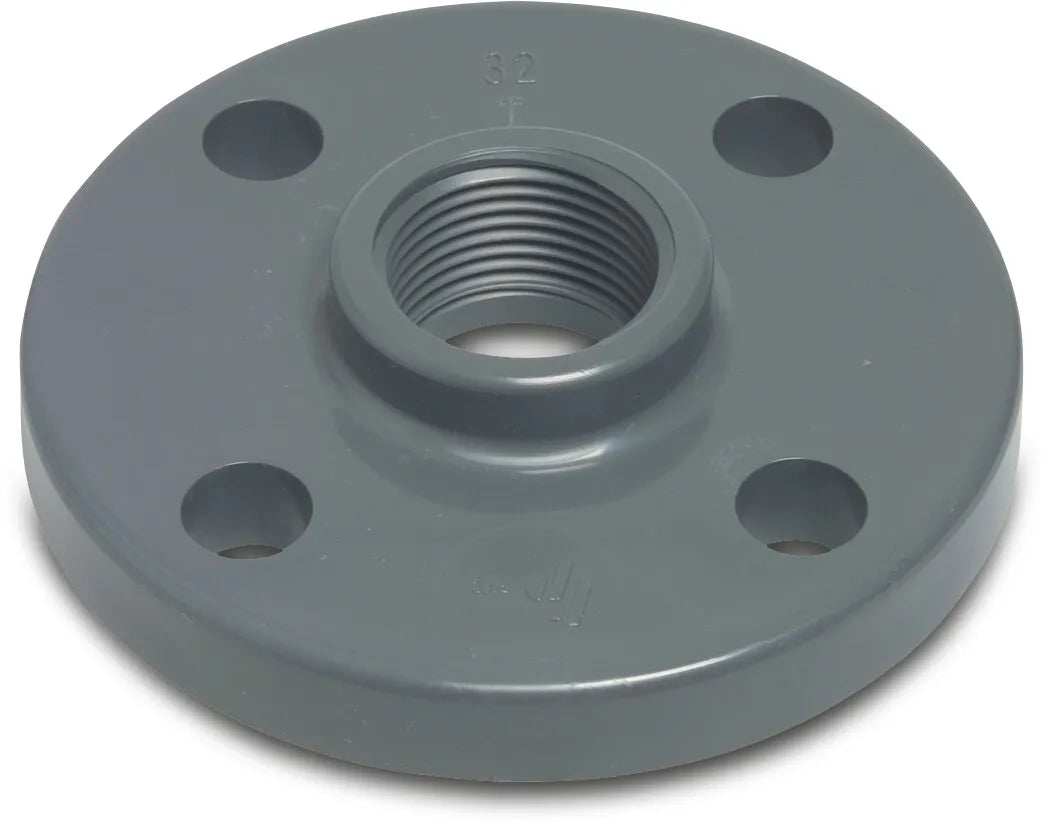 Profec Pvc-U Dn25 x 1" Din Flange x Female Thread 16Bar Dn25 Grey Pn10/16 | Profec | UK Supplier | Roladex