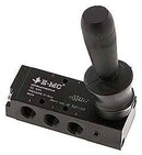 H 521-06 EMC   5/2-way hand lever valve, detend, g 1/8"