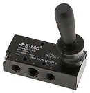 H 522-08 S EMC   5/2-way hand lever valve, spring return, g 1/4"