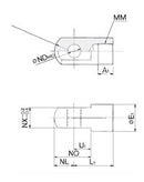 SMC I-MU05 SMC Rod End
