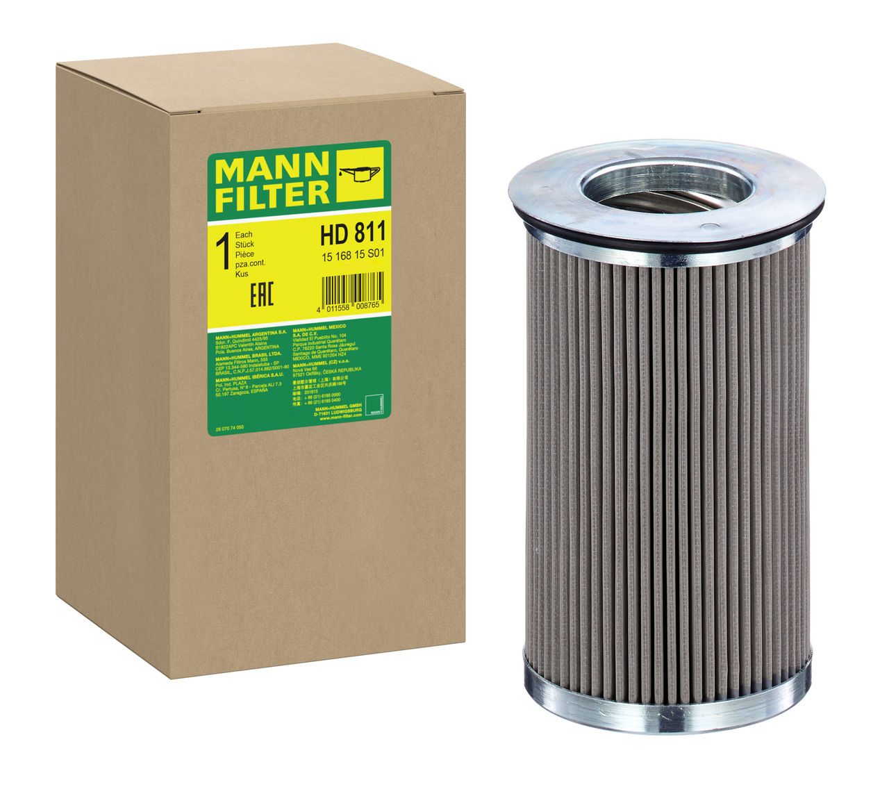 Mann Hydraulic Filter HD 811